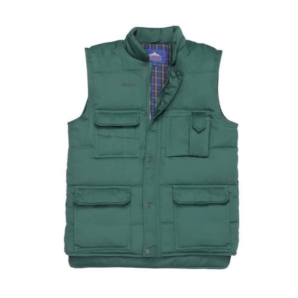 Bodywarmer Portwest Shetland ärmlös väst. - Flaskgrön - XL