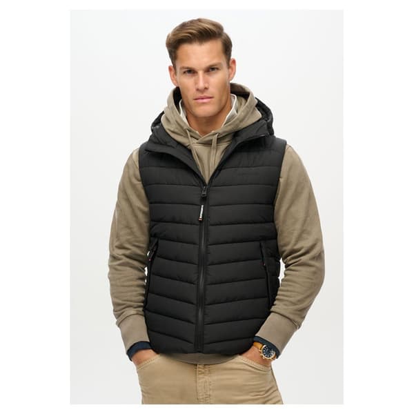 Superdry Fuji Sport Padded Väst Svart S Man