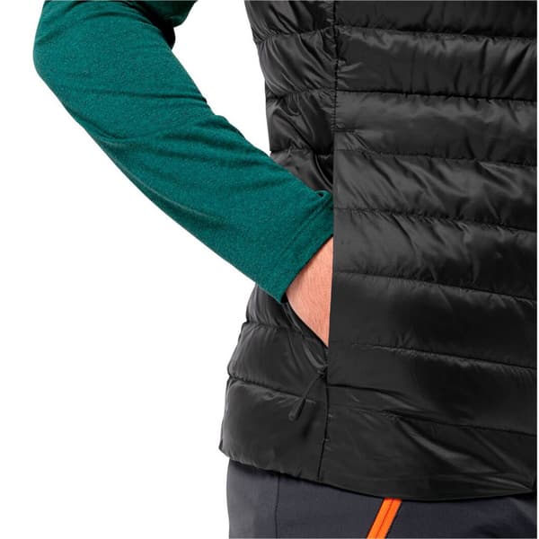 Jack Wolfskin Pilvi Down Vest Sort 3XL Mand