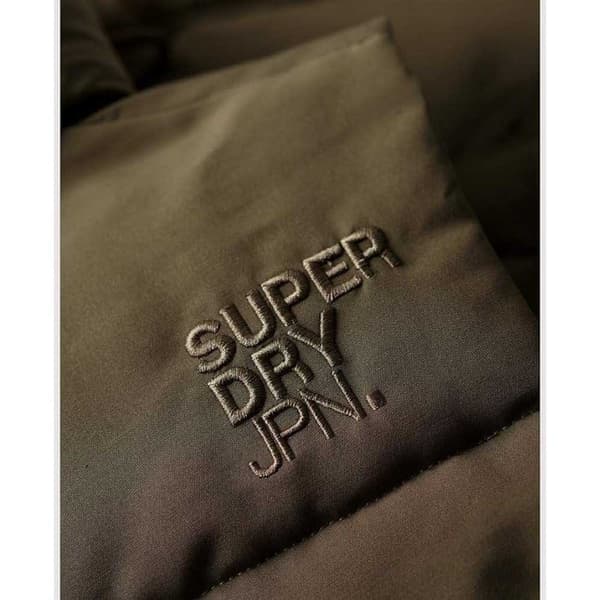 Superdry Everest Faux Fur Vest Grøn L Kvinde