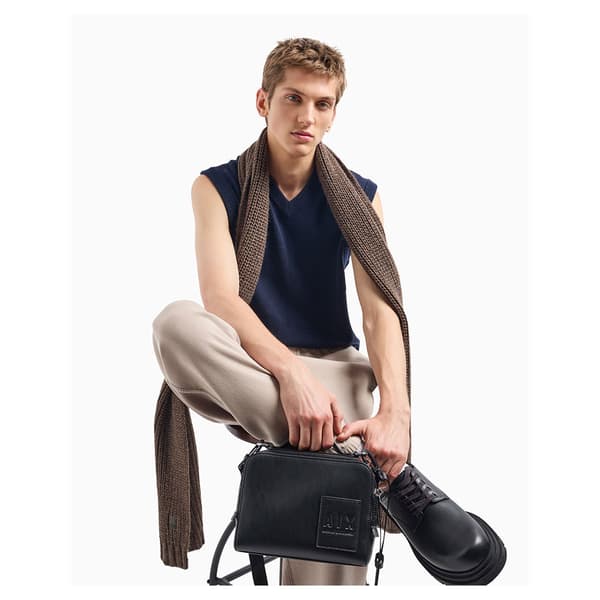 Armani Exchange 6dzm1g_zm1lz Vest Blå XL Mand