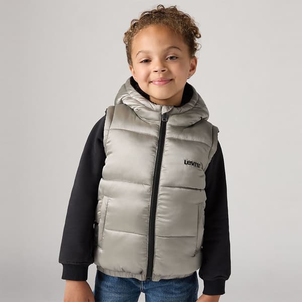 Levi´s ® Kids Reversible Väst Silver 8 Years