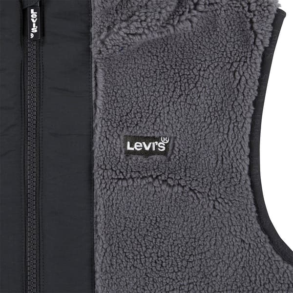 Levi´s ® Kids Sherpa Vest Sort,Grå 24 Months