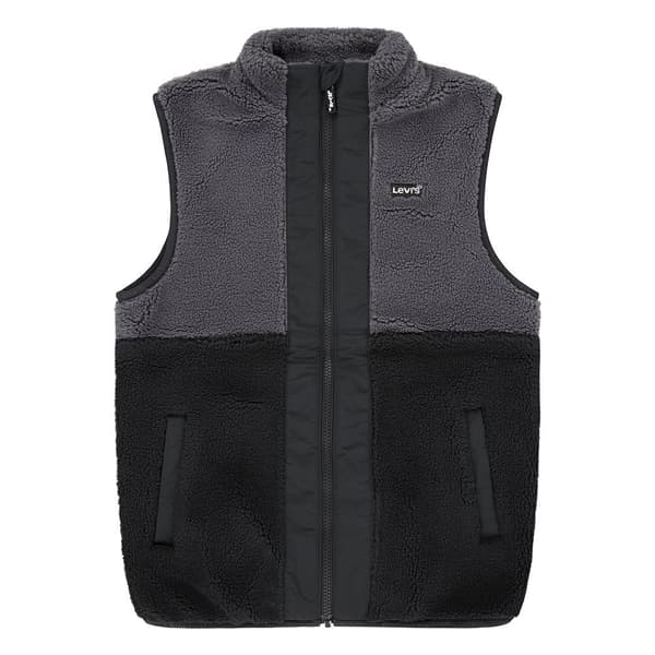 Levi´s ® Kids Sherpa Vest Sort,Grå 4 Years