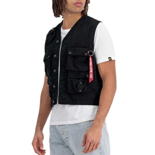 Alpha Industries Military Väst Svart L Man
