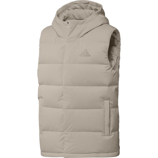 Adidas Helionic Down Vest Beige,Grå L Mand