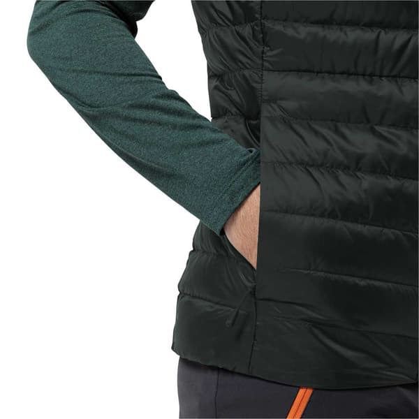 Jack Wolfskin Pilvi Down Vest Sort 2XL Mand