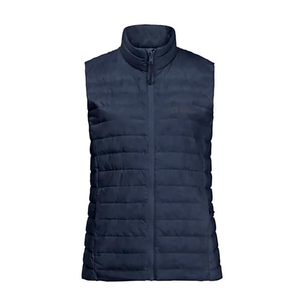 Jack Wolfskin Pilvi Down Vest Blå XS Kvinde