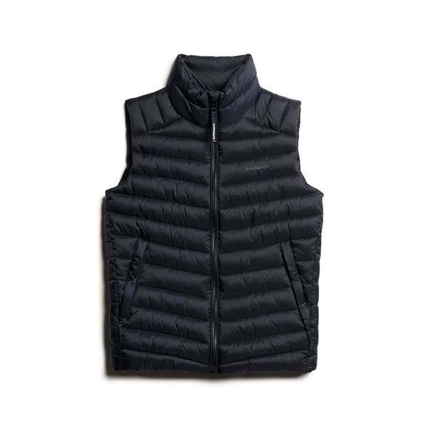 Superdry Fuji Sport Padded Väst Blå 2XL Man