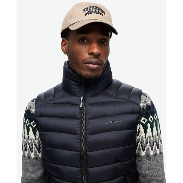 Superdry Fuji Sport Padded Väst Blå 2XL Man