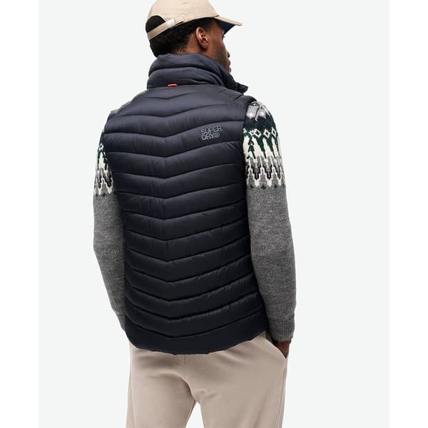 Superdry Fuji Sport Padded Väst Blå 2XL Man