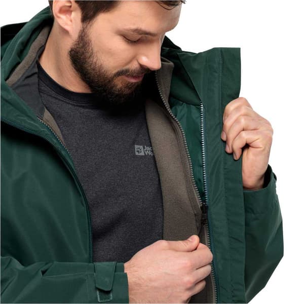 Jack Wolfskin Waldsteig Fz Vest Brun S Mand