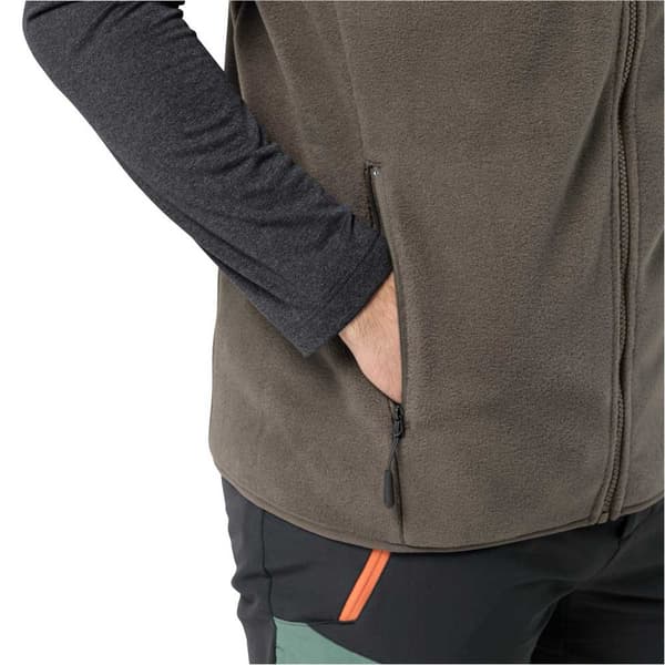 Jack Wolfskin Waldsteig Fz Vest Brun S Mand