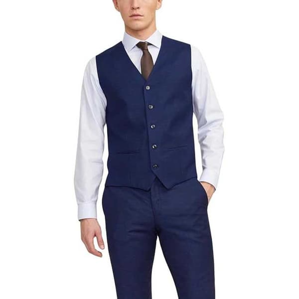 Jack & Jones Olaris Väst Blå 52 Man