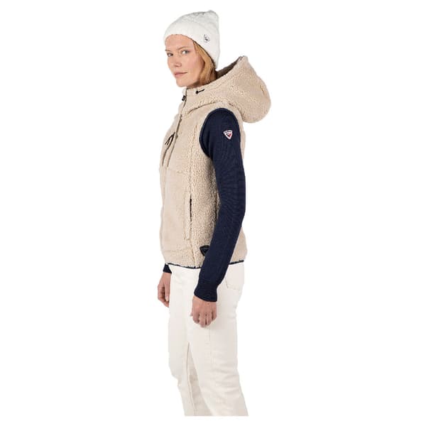 Rossignol Cieloalto Fleece Vest Beige XL Kvinde