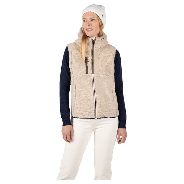 Rossignol Cieloalto Fleece Vest Beige XL Kvinde