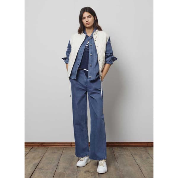 Pepe Jeans Iva Vest Väst Blå S Kvinna