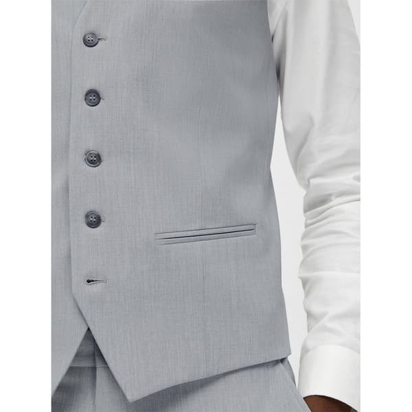 Selected Liam Slim Fit Väst Grå 48 Man