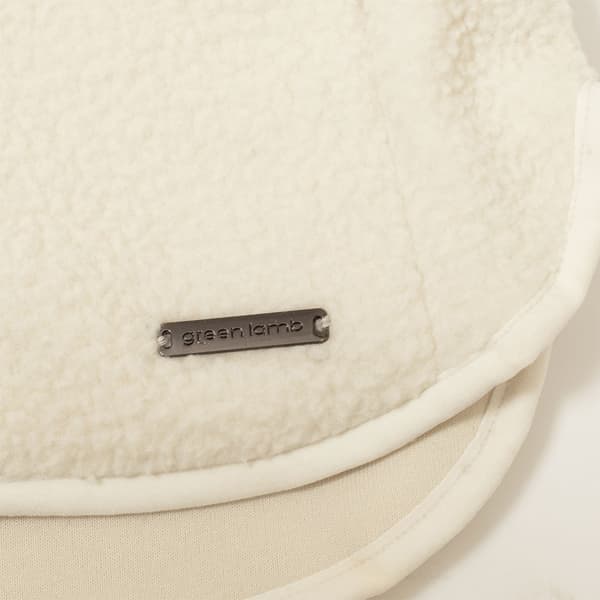 Green Lamb Maryjane Vest Beige L Kvinde