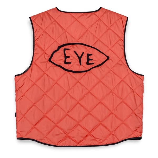 Grimey The Toughest Quilted Vest Orange XS Mand