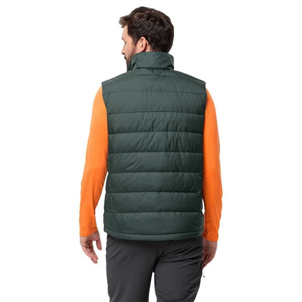 Jack Wolfskin Ather Down Väst Grönt S Man