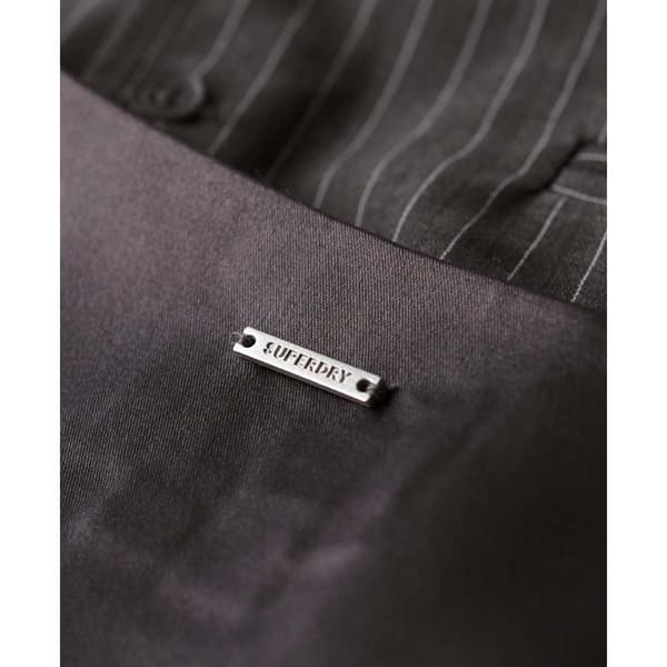 Superdry Satin Back Väst Grå L Kvinna