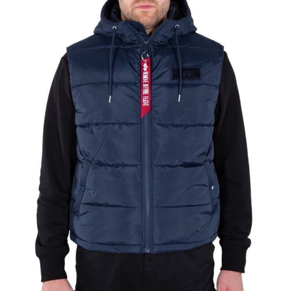 Alpha Industries Fd Vest Blå S Mand