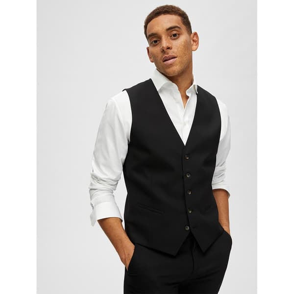 Selected Neil Slim Fit Väst Svart 50 Man