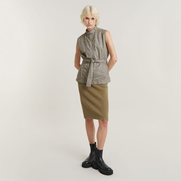 G-star D24584-d308 Väst Beige S Kvinna