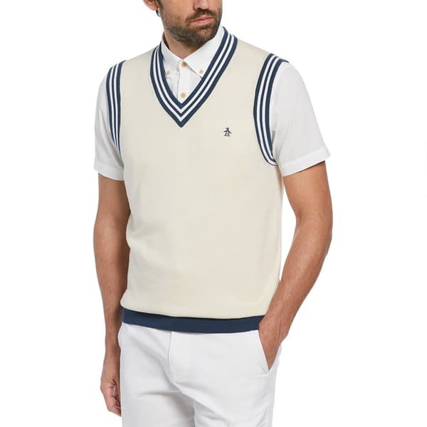 Original Penguin Cash Like Väst Beige XL Man