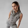 Miniatyrbillede 3 af 3: G-star D23046 Vest Beige M Kvinde