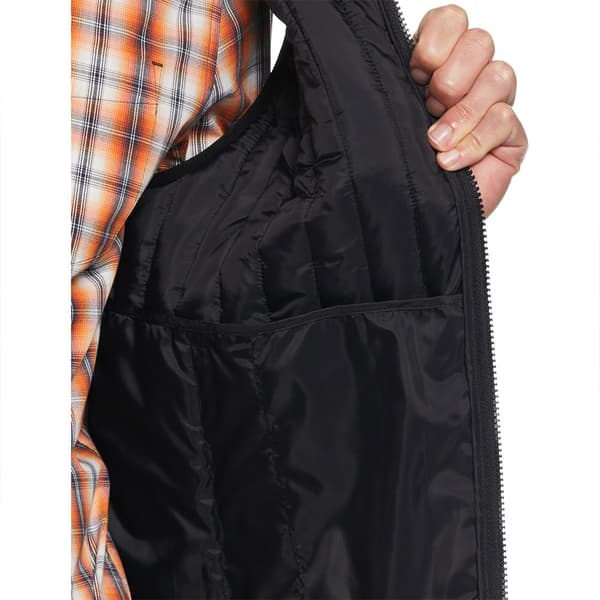 Original Penguin Rec Fill Vertical Quilted Väst Svart M Man