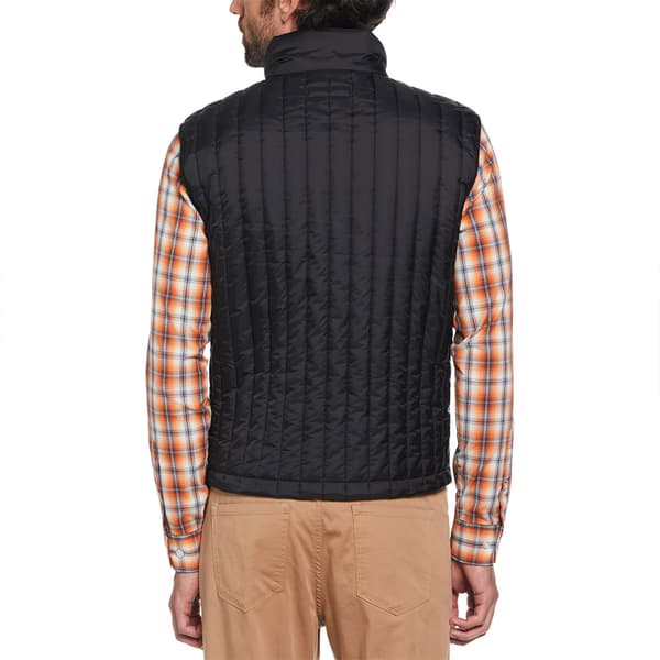 Original Penguin Rec Fill Vertical Quilted Väst Svart M Man