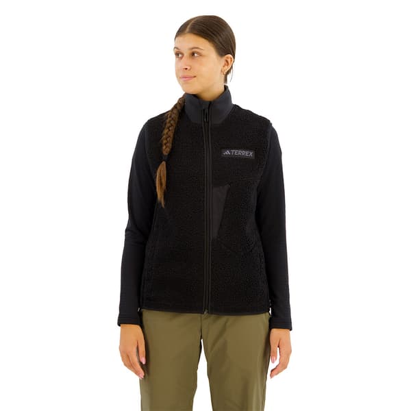 Adidas Terrex Xploric High Pile Fleece Vest Sort XS Kvinde