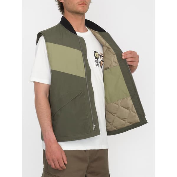 Volcom Prymser Vest Grøn L Mand