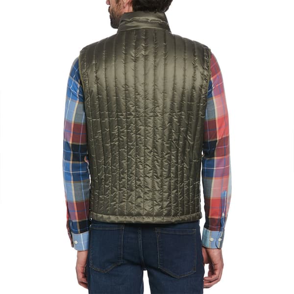 Original Penguin Rec Fill Vertical Quilted Vest Grøn M Mand