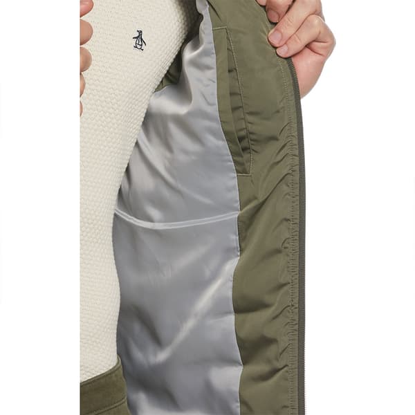 Original Penguin Lightweight Polyfill Väst Grönt L Man