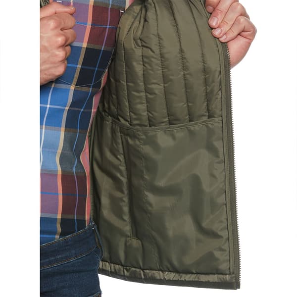 Original Penguin Rec Fill Vertical Quilted Väst Grönt L Man