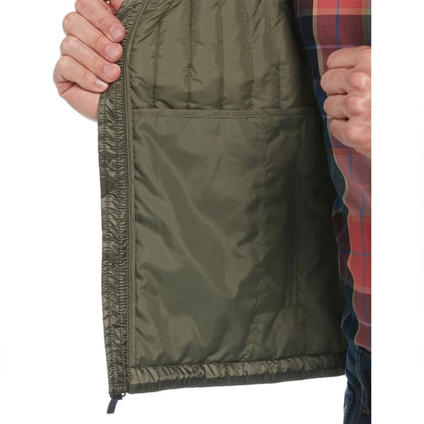 Original Penguin Rec Fill Vertical Quilted Väst Grönt L Man