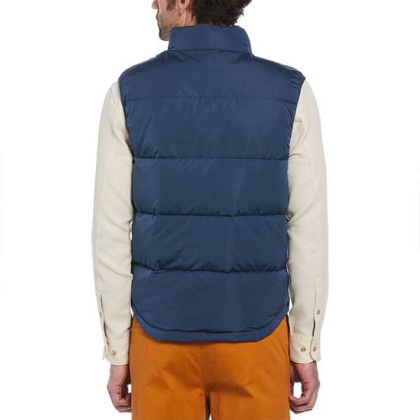 Original Penguin Lightweight Faux Down Colorblock Väst Blå L Man