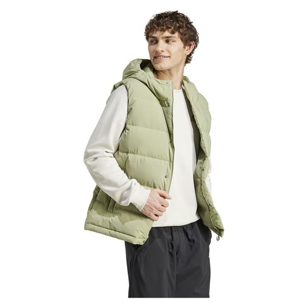 Adidas Helionic Down Vest Grøn M Mand