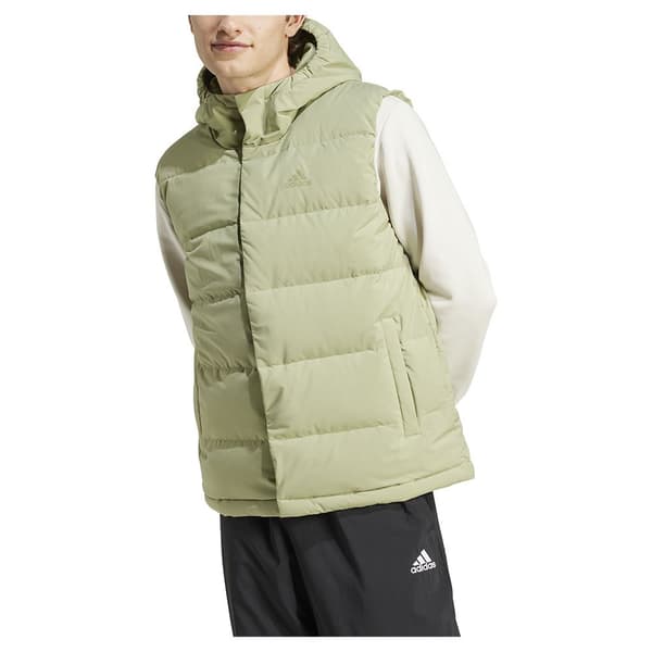 Adidas Helionic Down Vest Grøn M Mand