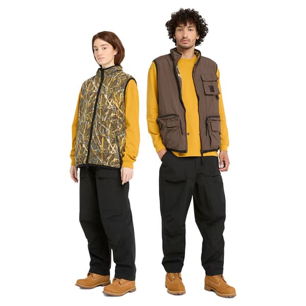 Timberland Reversible Utility Aop Väst Brun 3XL Man