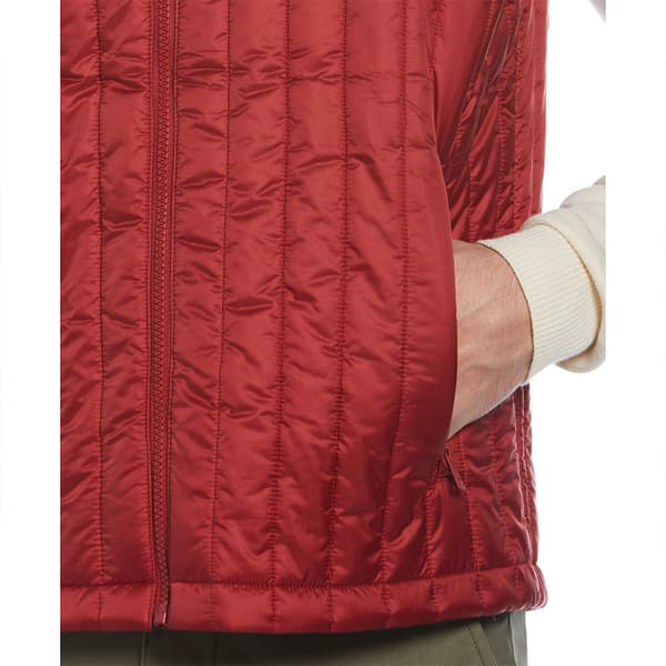 Original Penguin Rec Fill Vertical Quilted Väst Röd S Man