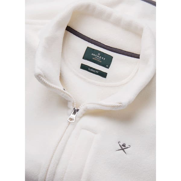 Hackett Heritage Flc Vest Hvid L Mand