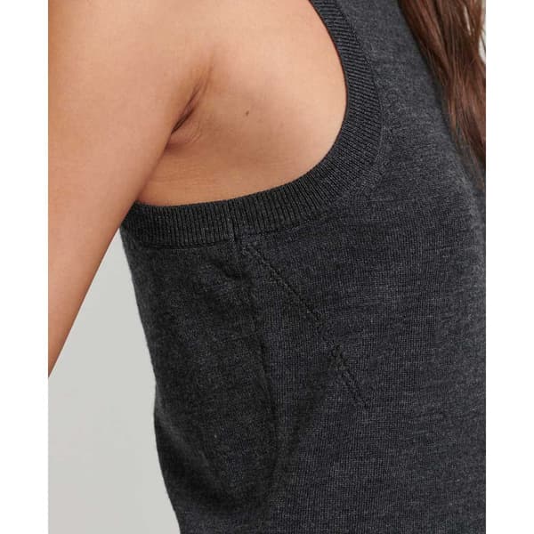 Superdry Studios Merino Väst Svart XL Kvinna