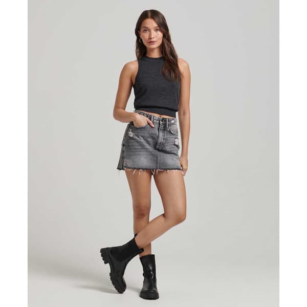 Superdry Studios Merino Väst Svart XL Kvinna