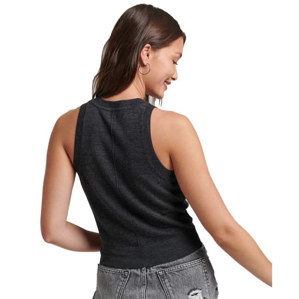 Superdry Studios Merino Väst Svart XL Kvinna