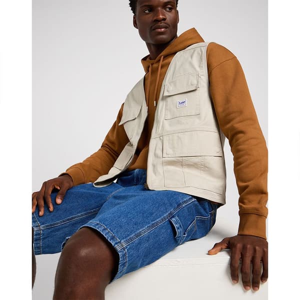 Lee Utility Vest Beige L Mand