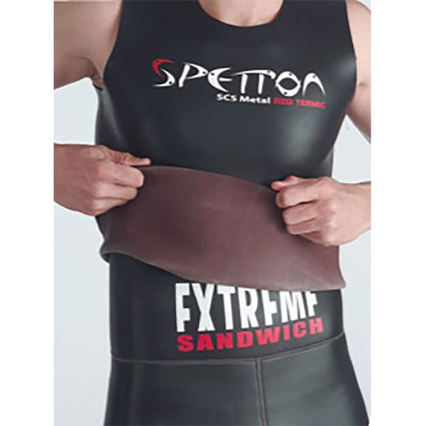 Spetton Extreme 2.5 Mm Smooth&metallite Neoprenväst Svart XL Man